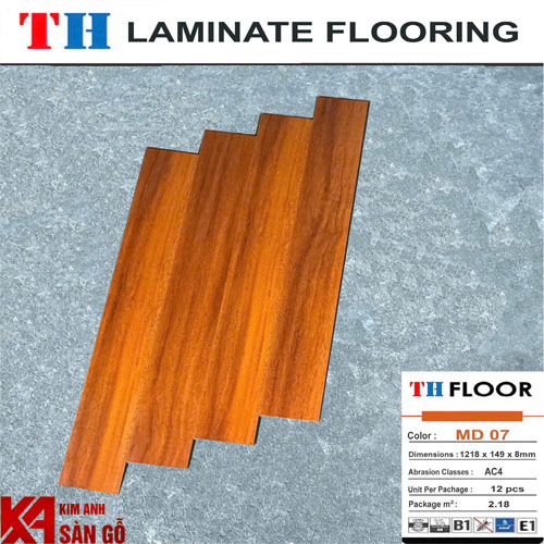 Sàn Gỗ Công Nghiệp 8MM TH Floor MD-07